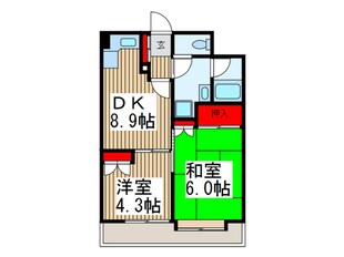 西川口朝日マンションの物件間取画像